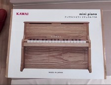 GC KAWAI Mini Upright Piano Natural 1154 MADE IN JAPAN 2019 Wooden Toy JPN Box