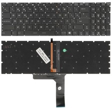 Original SPANISH Keyboard MSI GP62 GP72 GL62 GP62VR GP62MVR GP72MVR White LED