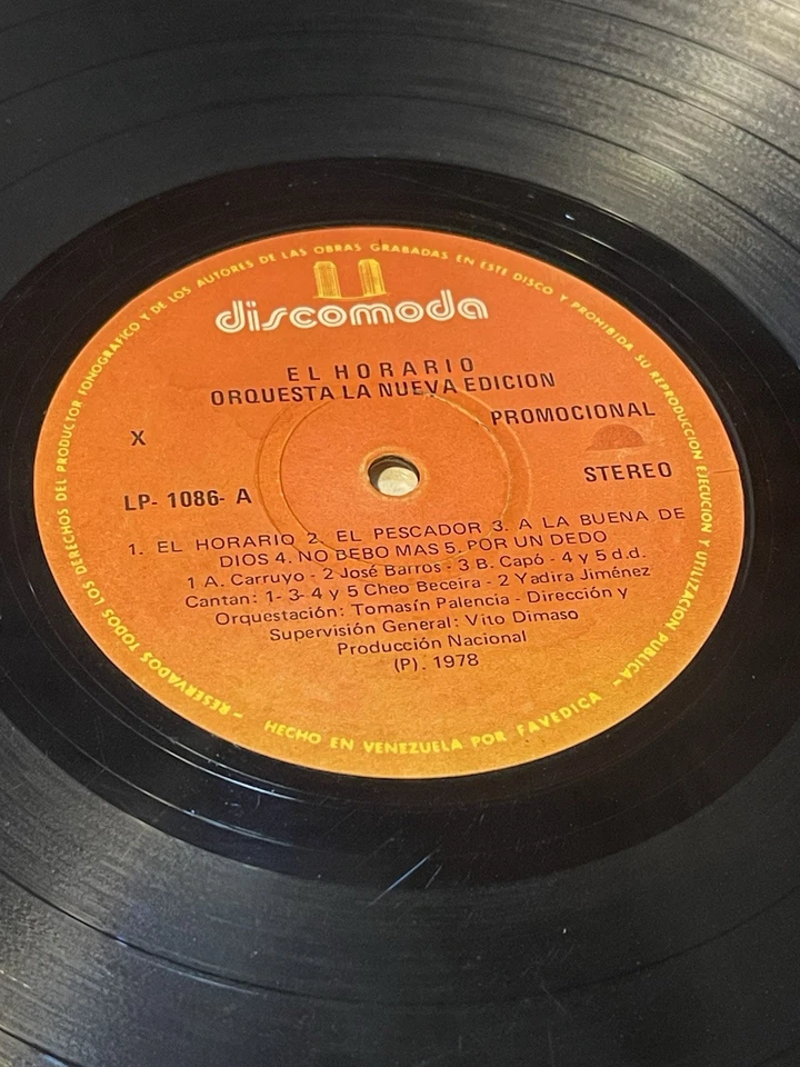 Orquesta La Nueva Edicion ‎– El Horario - Salsa Guaguanco Venezuela 1979 - Image 3 of 4