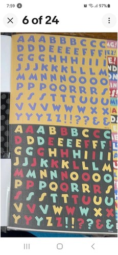 BRAND NEW Disney Mickey Mouse Scrapbook Album 12in x 12in 10 Photo Pages 321 pcs - Picture 19 of 19
