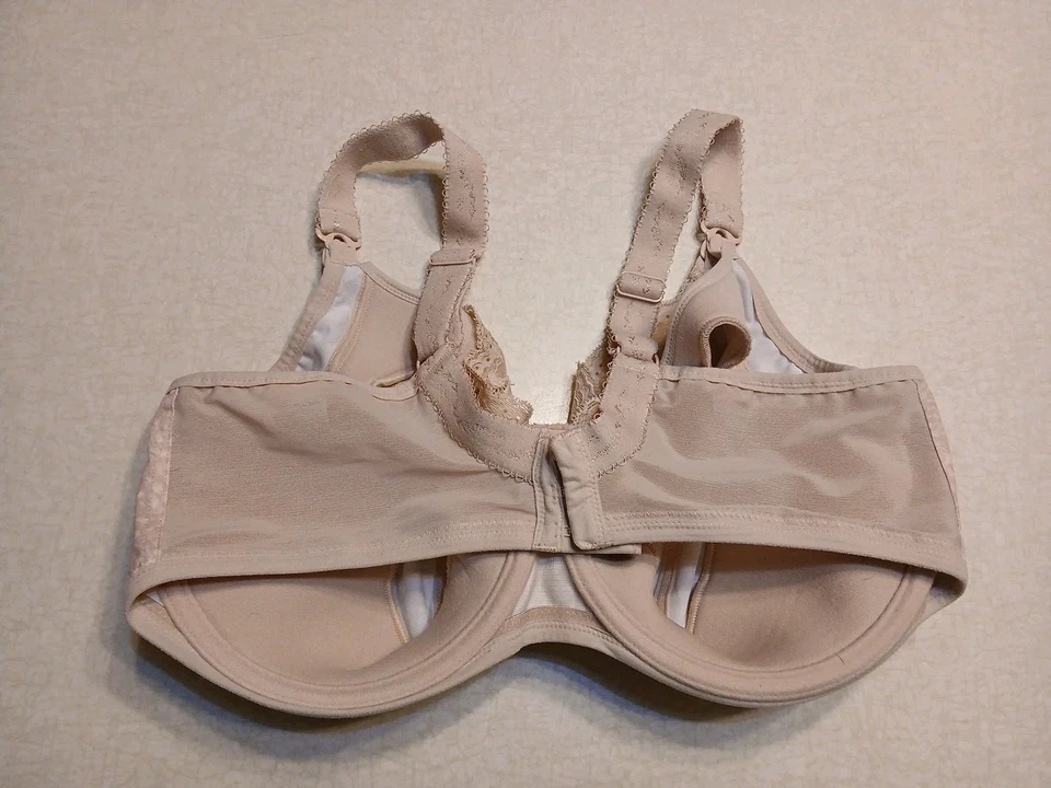 Sujetador de lactancia Elomi Molly EE. UU. 36J UK 36GG beige con aros Foto 2 de 4