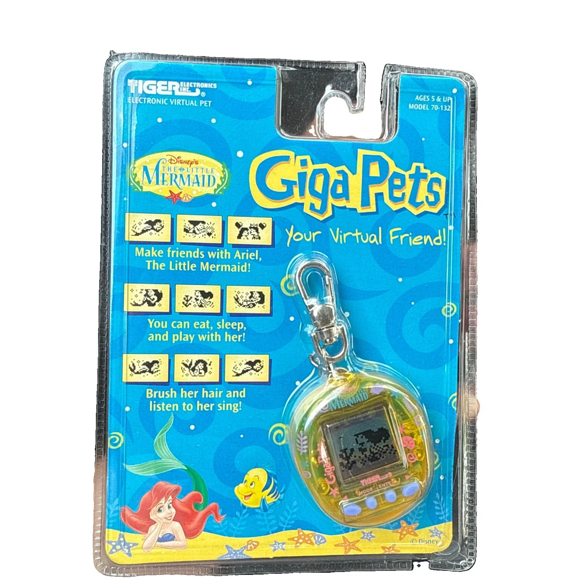 リトルマーメイドgiga pets 動作確認済み　希少　レア　品薄 little mermaid giga pet products for sale | eBay