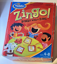 Zingo Bingo with a Zing Kids Game ThinkFun , EUC Complete Set Strategy