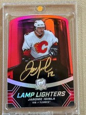 Jarome Iginla Hard-signed Auto The Cup Lamp Lighters 2020-21 LL-JI