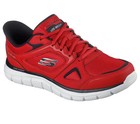 Skechers Shoes Men's Sport Slip Ins Track Comfort Casual Memory Foam Red 233039