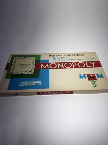 1961 Monopoly Board Game Parker Brothers Complete Classic