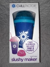 Chill Factor Slushy Maker 16.9oz Tutti Fruity...