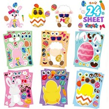 NNETM Easter Bunny Stickers Set for Egg Decorating  Crafts