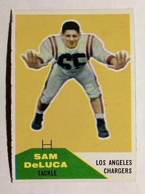 1960 Fleer #89 Sam DeLuca RC (EX)