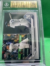Pristine Gem Mint Aaron Judge/Babe Ruth 2025 MLB Topps NOW® Ruth HR Mark