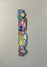 Preschool Scrapbook Title Embellishment Handmade Paper Pieced Die Cut
