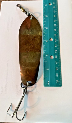 Vintage Rare HOW Brass spoon Size 7 Harry O. Williamson Rochester, N.Y.