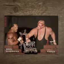 2008 Topps WWE Ultimate Rivals Vader vs Ron Simmons Card #79 | WCW Legends