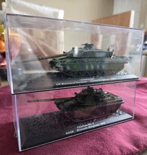 2 British Army Main Battle Tanks. Deagostini. Chieftain & Challenger.