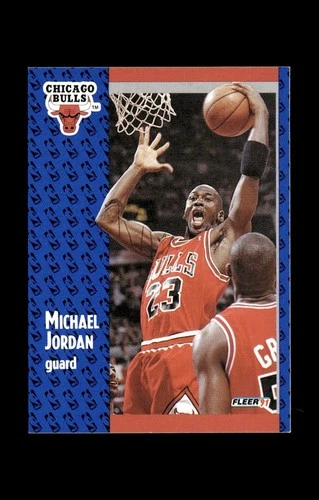 1991-92 Fleer Michael Jordan #29 Chicago Bulls HOF