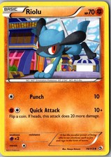 Riolu 79/113 Uncommon Legendary Treasures Heavily Played Pokemon Card TCG Single on eBay
