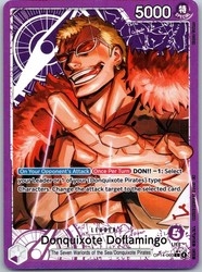 Donquixote Doflamingo Alternate Art Leader OP14-060 The Azure Sea's Seven