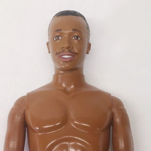 Vintage 1991  M.C. Hammer Hip-Hop Ken Doll Figure Nude Mustache Fade Rat Tail