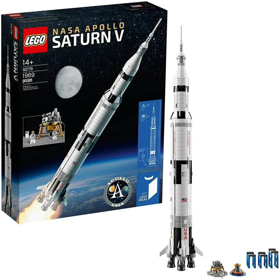 LEGO Ideas 92176 NASA Apollo Saturn V NEW Sealed RETIRED - Image 4 of 4