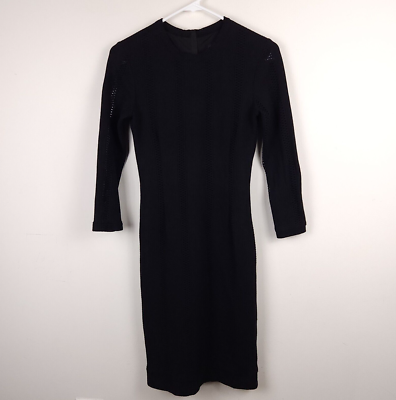 black zip back dress Rag & Bone Womens 4 Bodycon Stretch Long Sleeve Lined color family: print AtSopop Full A-line 6 Neck Size:16 making it the ultimate