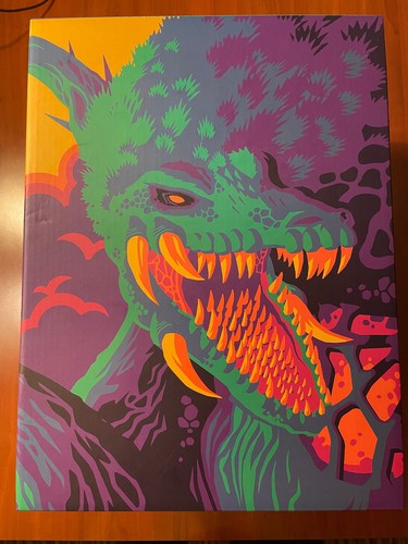 2023 SDCC Esclusivo Mondo Biollante Vinile Morbido - Variante Verde Glitter Ltd-100 - Foto 3 di 7