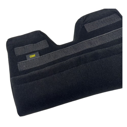 HB/693 OMP Racing Bucket Seat Leg Support Foam Cushion 30x22 Black Removable Fit - Picture 3 of 14
