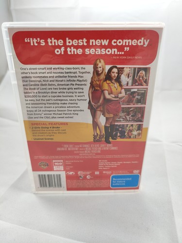 2 Broke Girls : Season 1 | Includes TV Sampler (DVD, 2011) - Australian Release - Picture 4 of 4