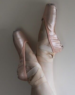 Thoroughly Worn Pointe Shoes Used by Professional Ballerina Size XXN 