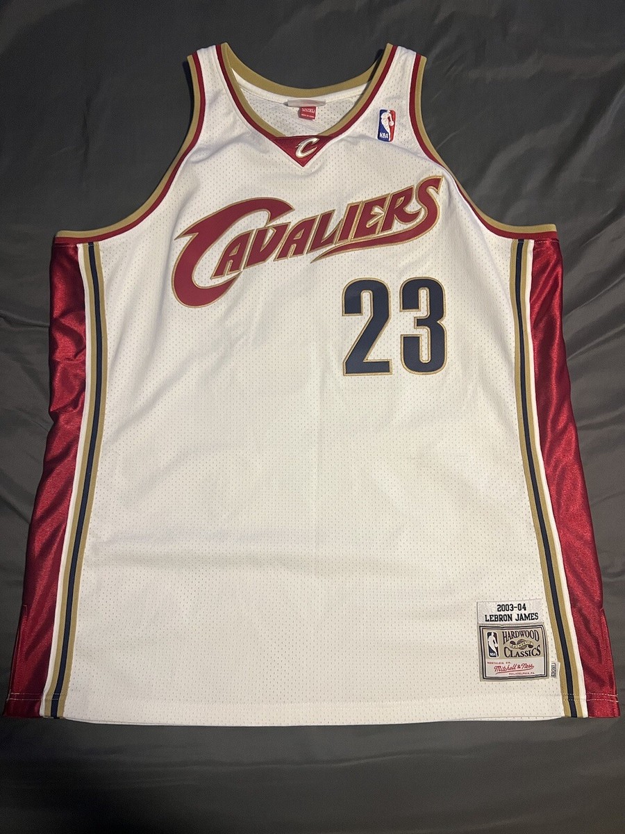 100% Authentic 2003 04 Lebron James Cavaliers Mitchell Ness Jersey