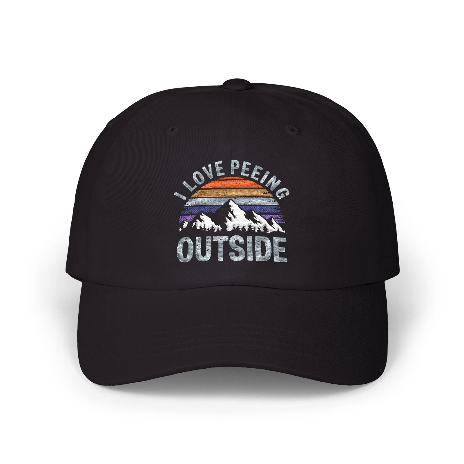 Funny Outdoor Dad Cap, I Love Peeing Outside Hat Gift Dads, Humorous Camping Hat