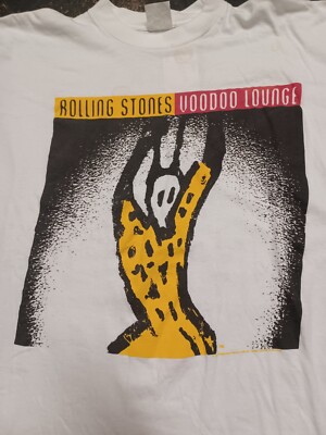 90’s The Rolling Stones XL Voodoo lounge Vintage 90s Rolling Stones Voodoo Lounge Official XL Tour Band