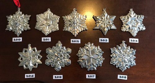 Vintage Gorham Sterling Silver Snowflake Ornament - 1970 - 2018 Annual Christmas - Picture 7 of 10