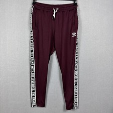 adidas Originals Track Pants Women  s Large SST Tape The Brand With the Stripes