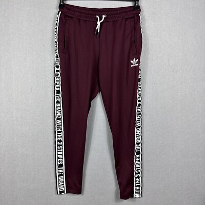 adidas Originals Track Pants Women s Large SST Tape The Brand With the Stripes