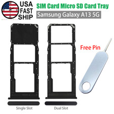 New Dual Single SIM SD Card Tray Holder Slot For Samsung Galaxy A13 5G SM-A136U