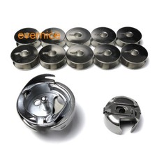 Gancio rotante + custodia bobina + 10 bobine per Pfaff 130 134 138 260 262 332 335 438