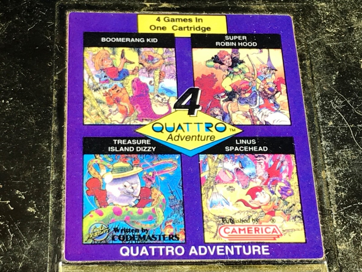 I-64 4 QUATTRO ADVENTURE GOLD GAME CARTRIDGE - NINTENDO