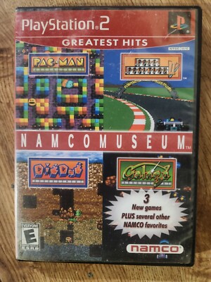 Namco Museum PlayStation 2 PS2 Greatest Hits Pac Man Galaga Dig Dug Complete