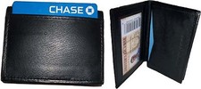 2 women men's Leather Business Credit Card ID card case 40 cards holder bnwt