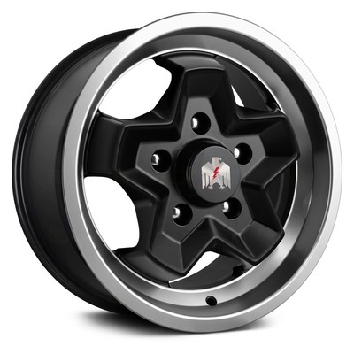 Klassik Rader 944 PORSCHE Wheels 15x7 (40, 4x130, 80.9) Black Rims Set of 4