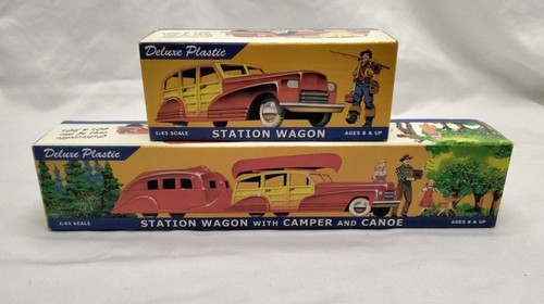 NIB Dimestore Station Wagon with Camper and Canoe OR Station Wagon CHOICE - Afbeelding 1 van 14