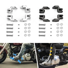 Driver Floorboard Relocation Extensions Kit for Harley Softail FLS FLST 00-17