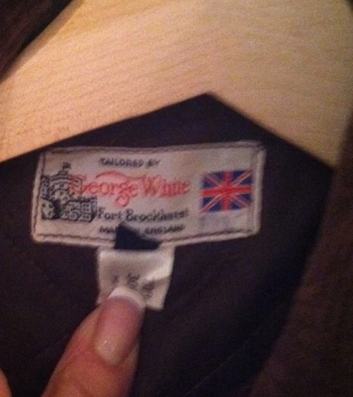 Abrigo de lana vintage 3t para niño Foto 4 de 4