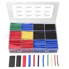 560 Pcs Heat Shrink Tubing 2:1 Electrical Wire Cable Wrap Assortment Kit