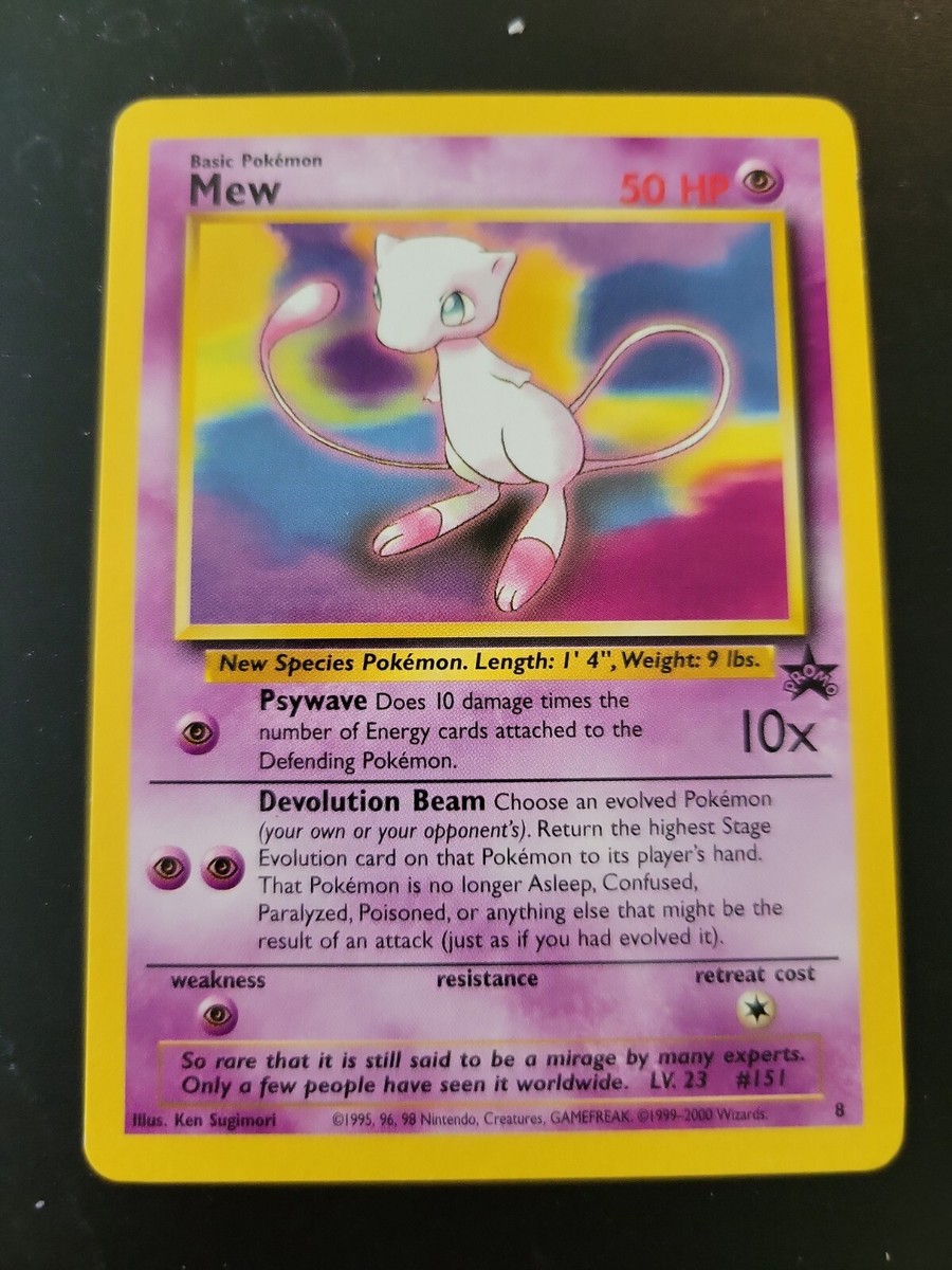 【専用】 Mew 様 Pokemon Card Black Star Promo - 1998 Mew 8 | eBay