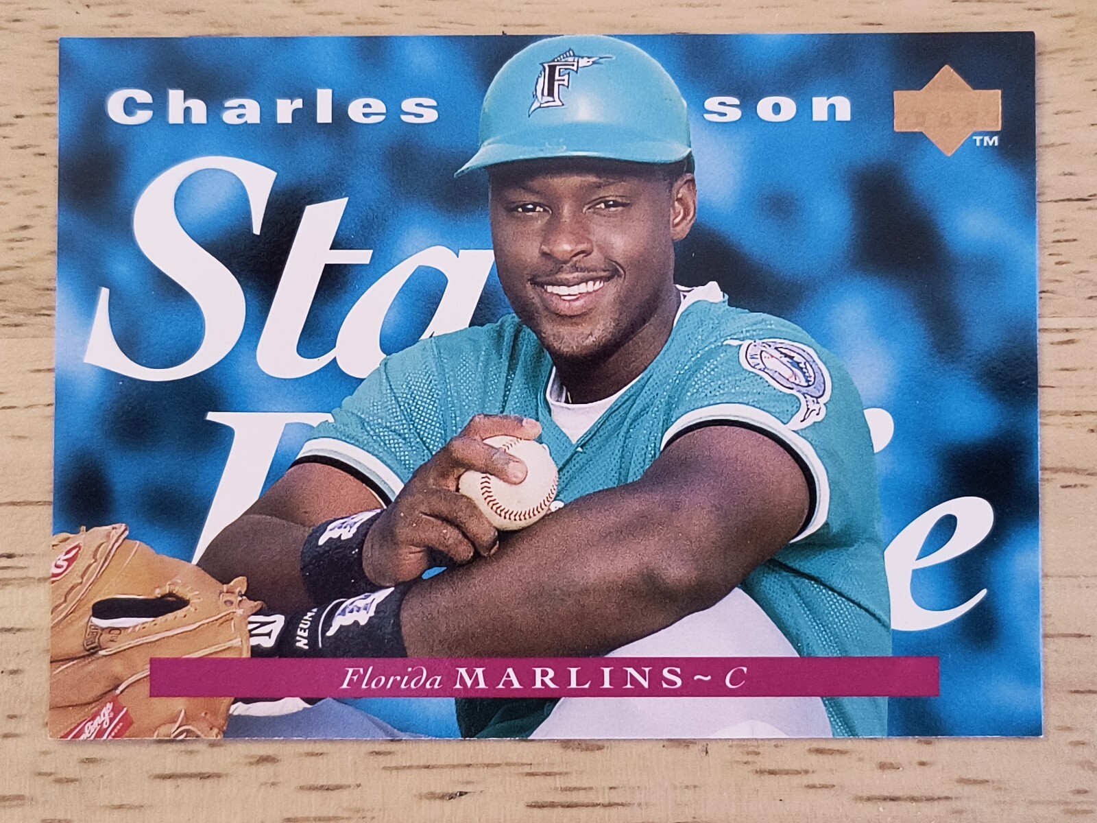 1995 Upper Deck Star Rookie Charles Johnson #220 Florida Marlins Pack Fresh 