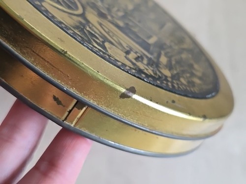 Vintage Peterson's Complete Line Of Quality Nuts Tin Ye Old Nut Shop 8.5" 1.25" - Picture 5 of 10