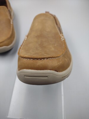 Skechers Men\'s Size 11 Harper Forde Relaxed Brown Leather Slip On Loafers 64858 Men 12 Skechers Relaxed Fit Harper Forde Loafer Brown  main image 3