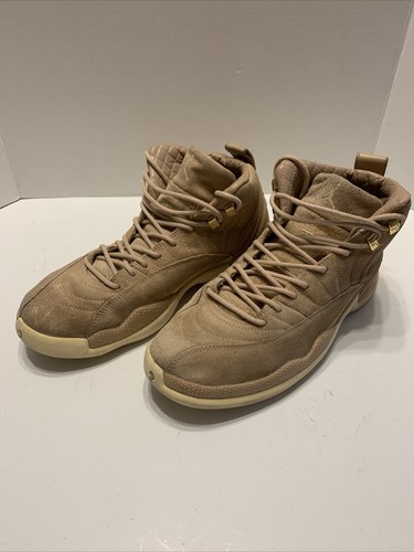 Nike Air Jordan 12 XII Retro Vachetta Tan Gold A06068-203 Size 10 - Picture 2 of 10