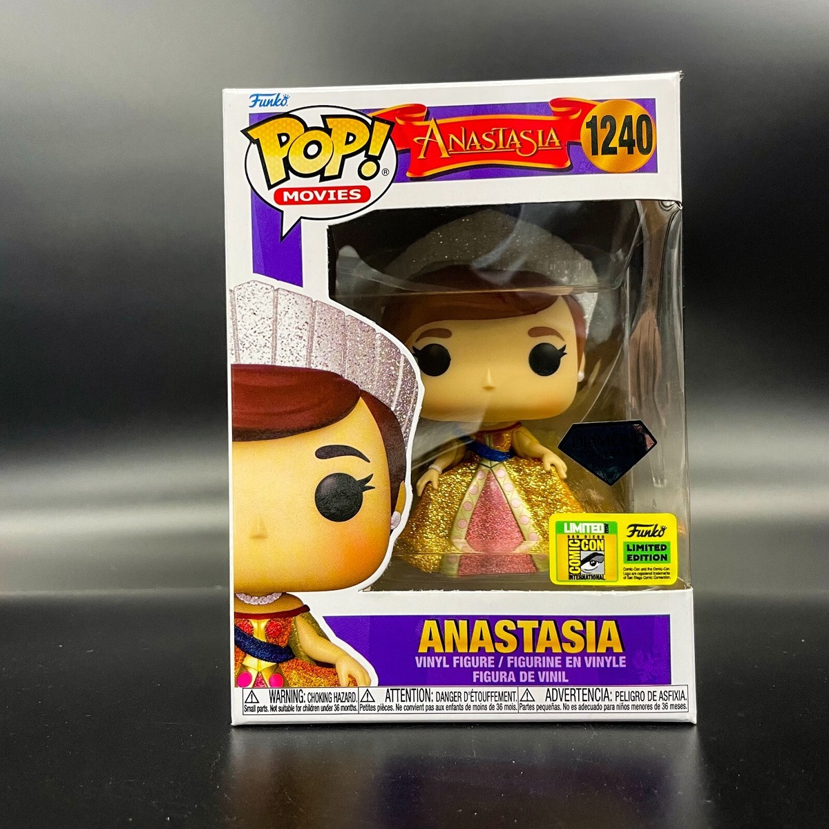 Anastasia Funko PoP 2022 SDCC Exclusive Diamond Collection